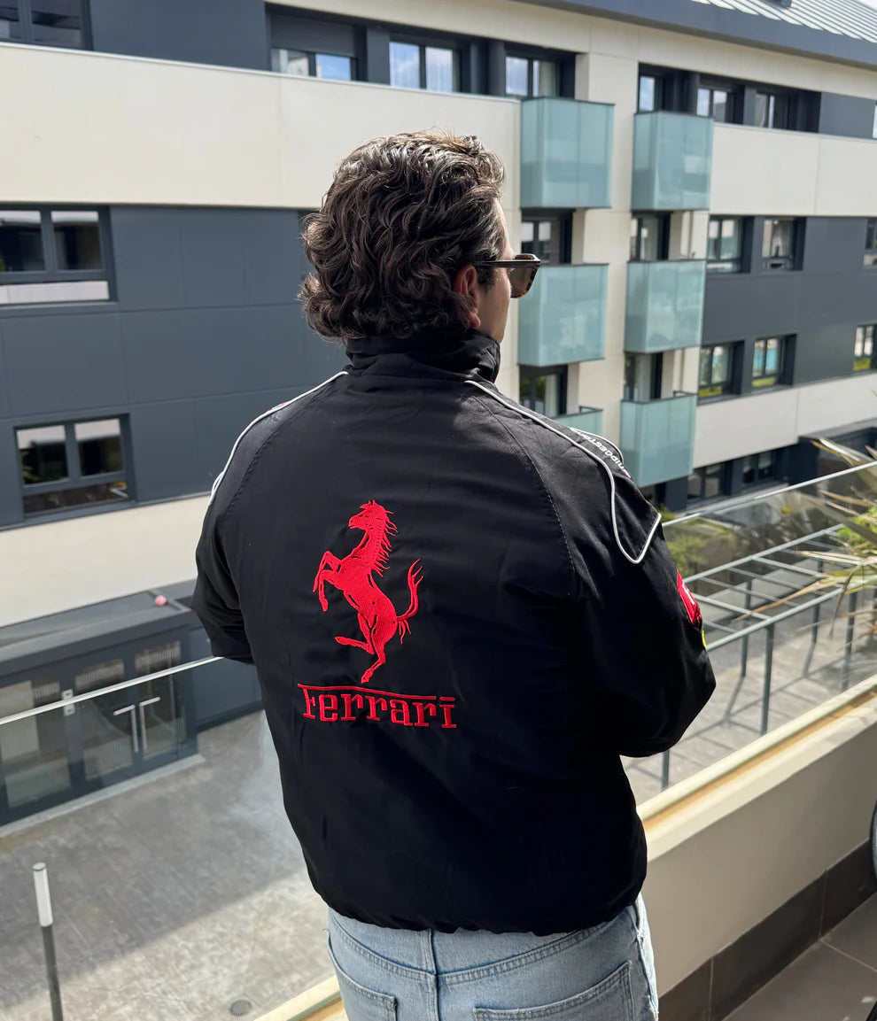 Giacca Racing Nera – Stile F1