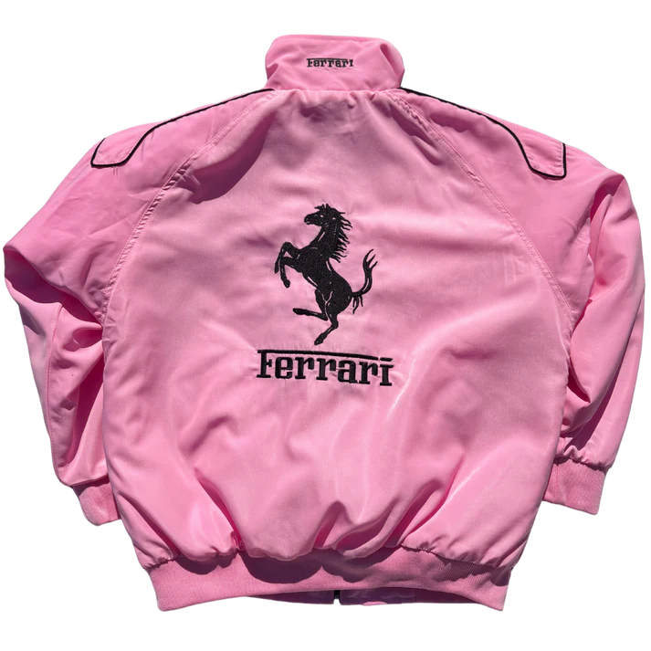 Giacca Racing Rosa – Stile F1