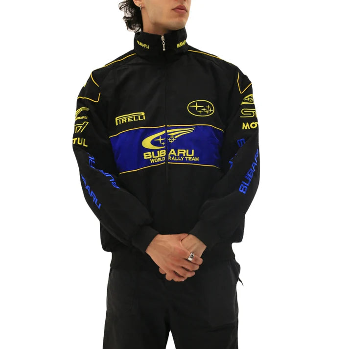 Giacca Racing Subaru Nera - Rally Edition