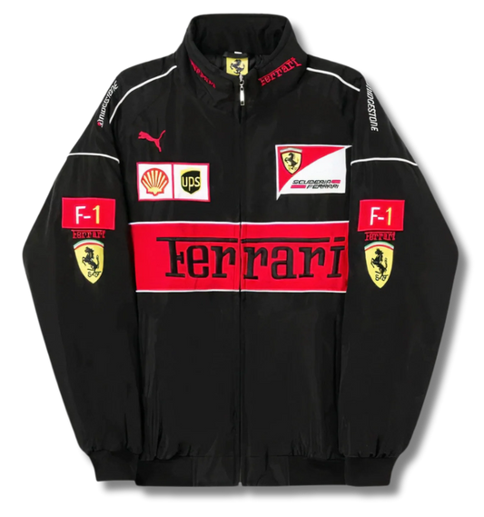 Giacca Racing Nera – Stile F1