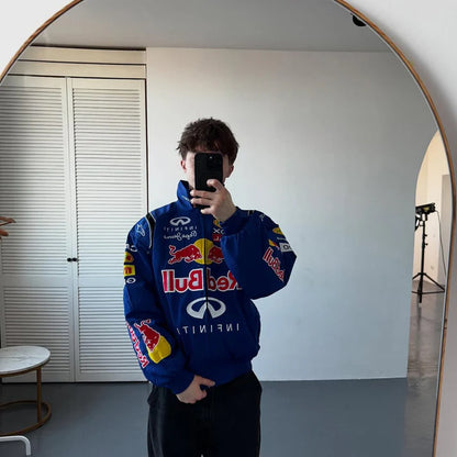 Giacca Racing Red Bull Blu – Stile F1